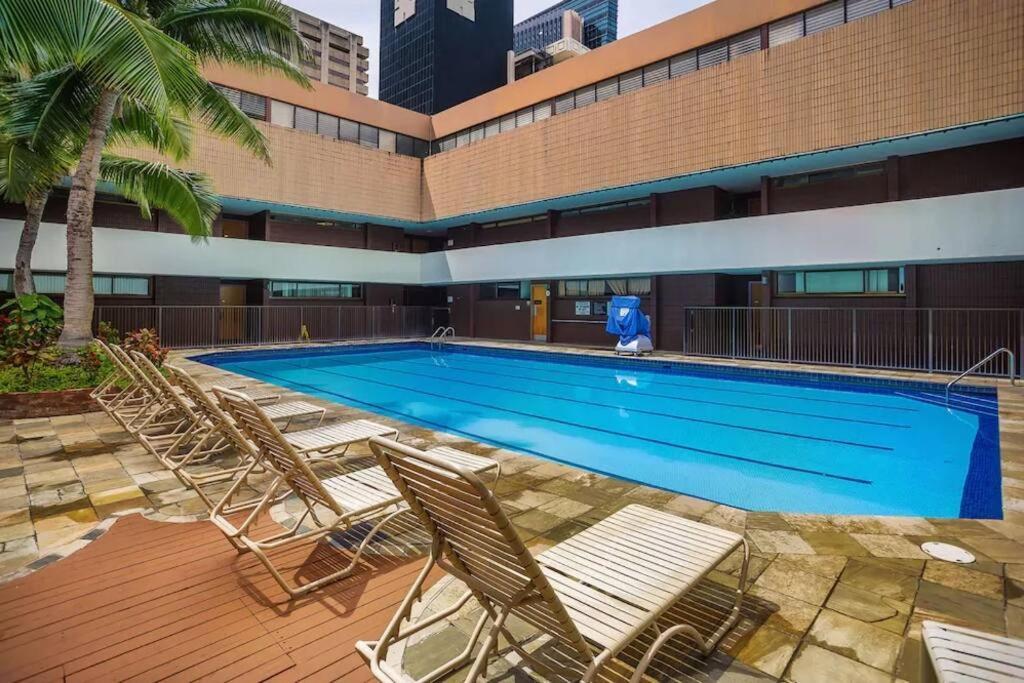 2Br Downtown High Ceiling Free Parking And Wifi Apartment Honolulu Ngoại thất bức ảnh